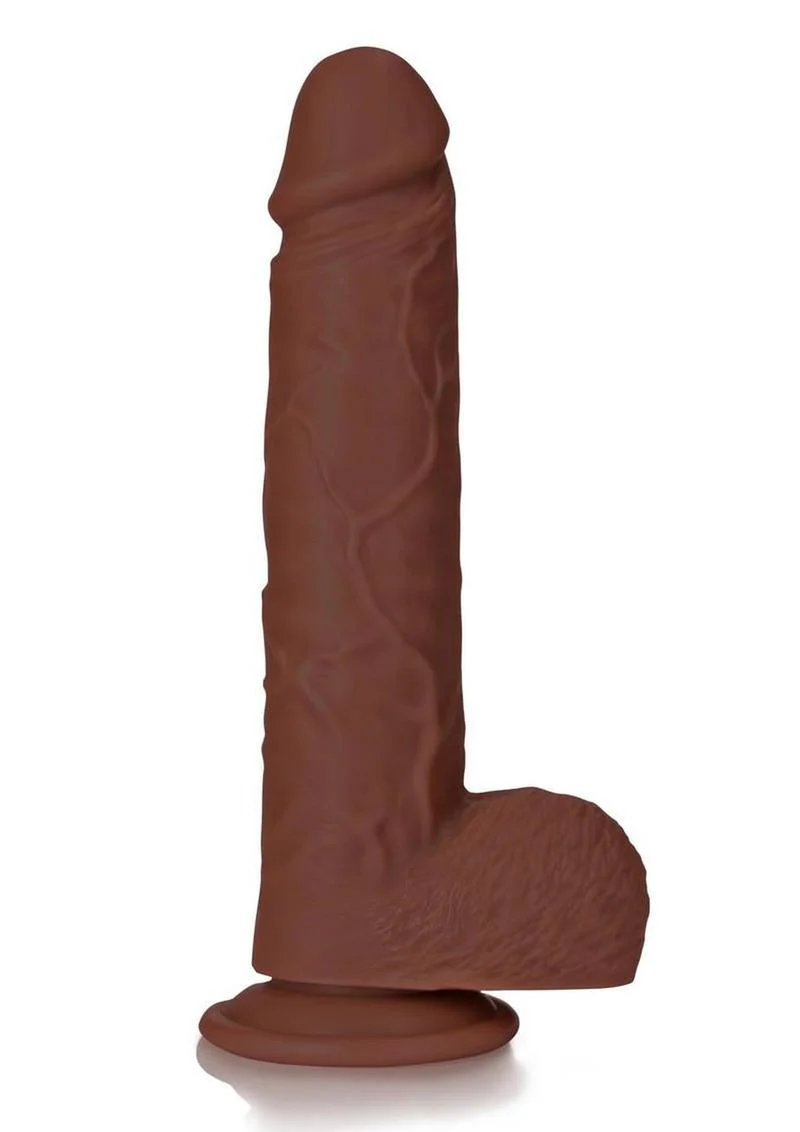 Realrock Realistic Skin Straight Realistic Dildo with Balls and Suction Cup - Image 3