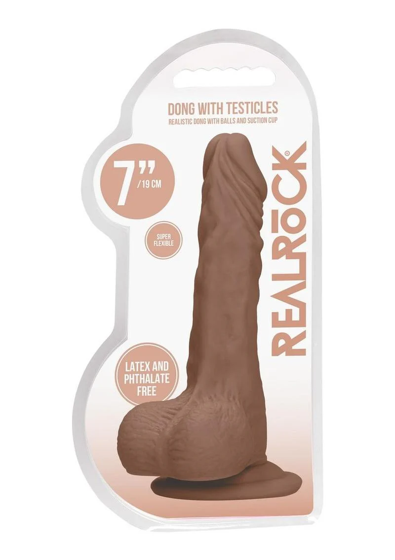 Realrock Skin Realistic Dildo with Balls - Image 4