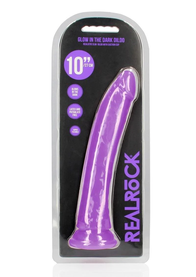 Realrock Slim Glow In The Dark Dildo with Suction Cup - Image 25