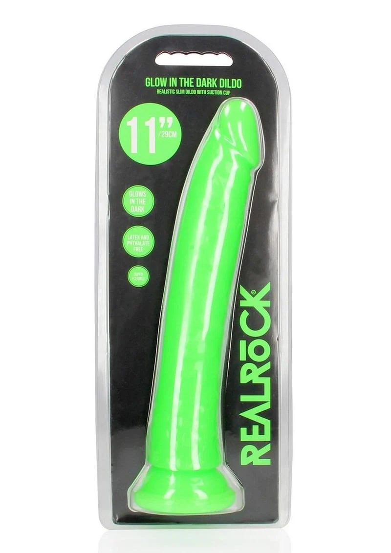 Realrock Slim Glow In The Dark Dildo with Suction Cup - Image 28
