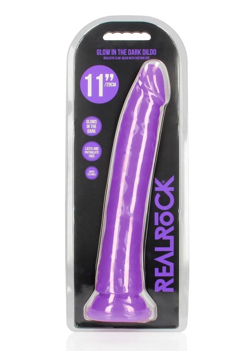 Realrock Slim Glow In The Dark Dildo with Suction Cup - Image 34