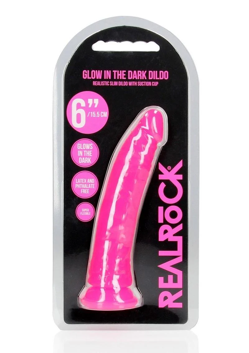 Realrock Slim Glow In The Dark Dildo with Suction Cup - Image 40