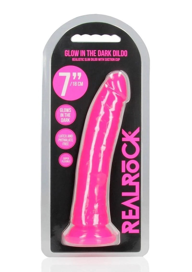 Realrock Slim Glow In The Dark Dildo with Suction Cup - Image 49
