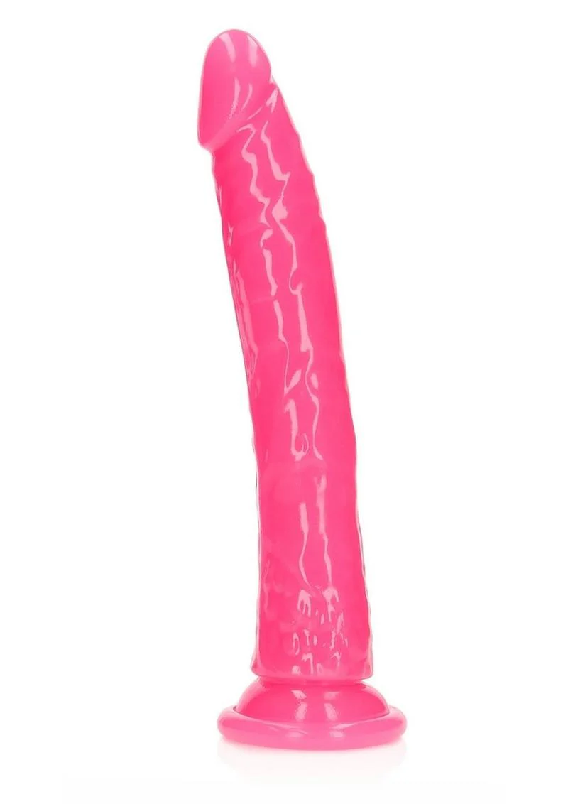 Realrock Slim Glow In The Dark Dildo with Suction Cup - Image 5