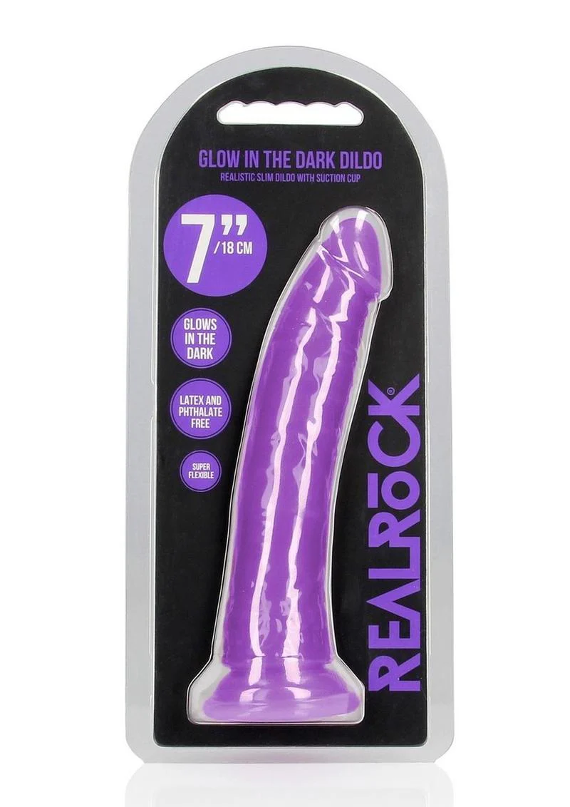 Realrock Slim Glow In The Dark Dildo with Suction Cup - Image 52