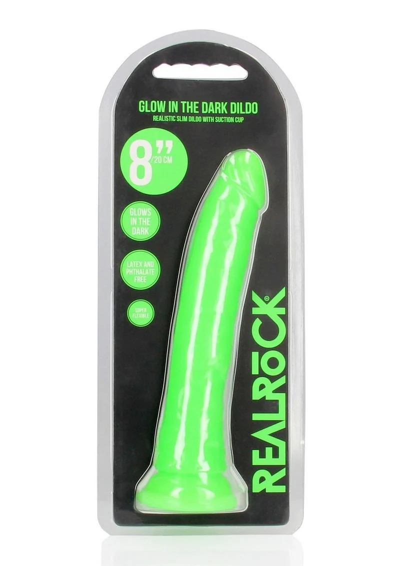 Realrock Slim Glow In The Dark Dildo with Suction Cup - Image 55