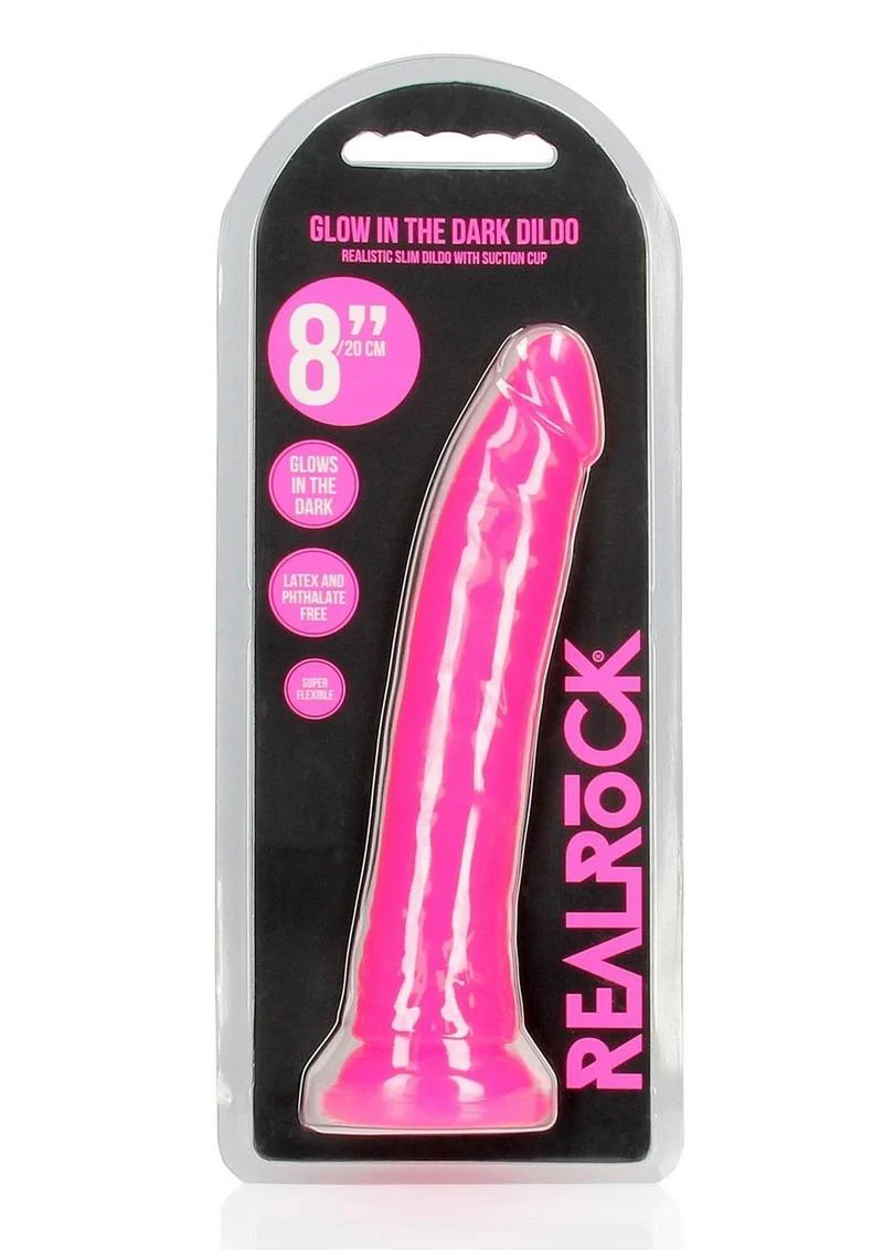 Realrock Slim Glow In The Dark Dildo with Suction Cup - Image 58