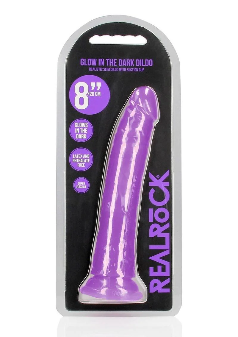 Realrock Slim Glow In The Dark Dildo with Suction Cup - Image 61