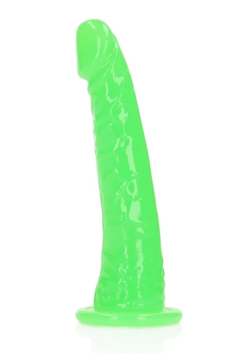 Realrock Slim Glow In The Dark Dildo with Suction Cup - Image 7