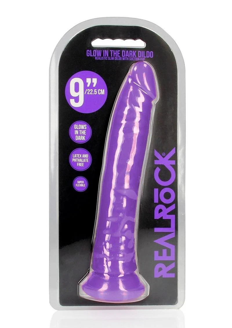 Realrock Slim Glow In The Dark Dildo with Suction Cup - Image 70