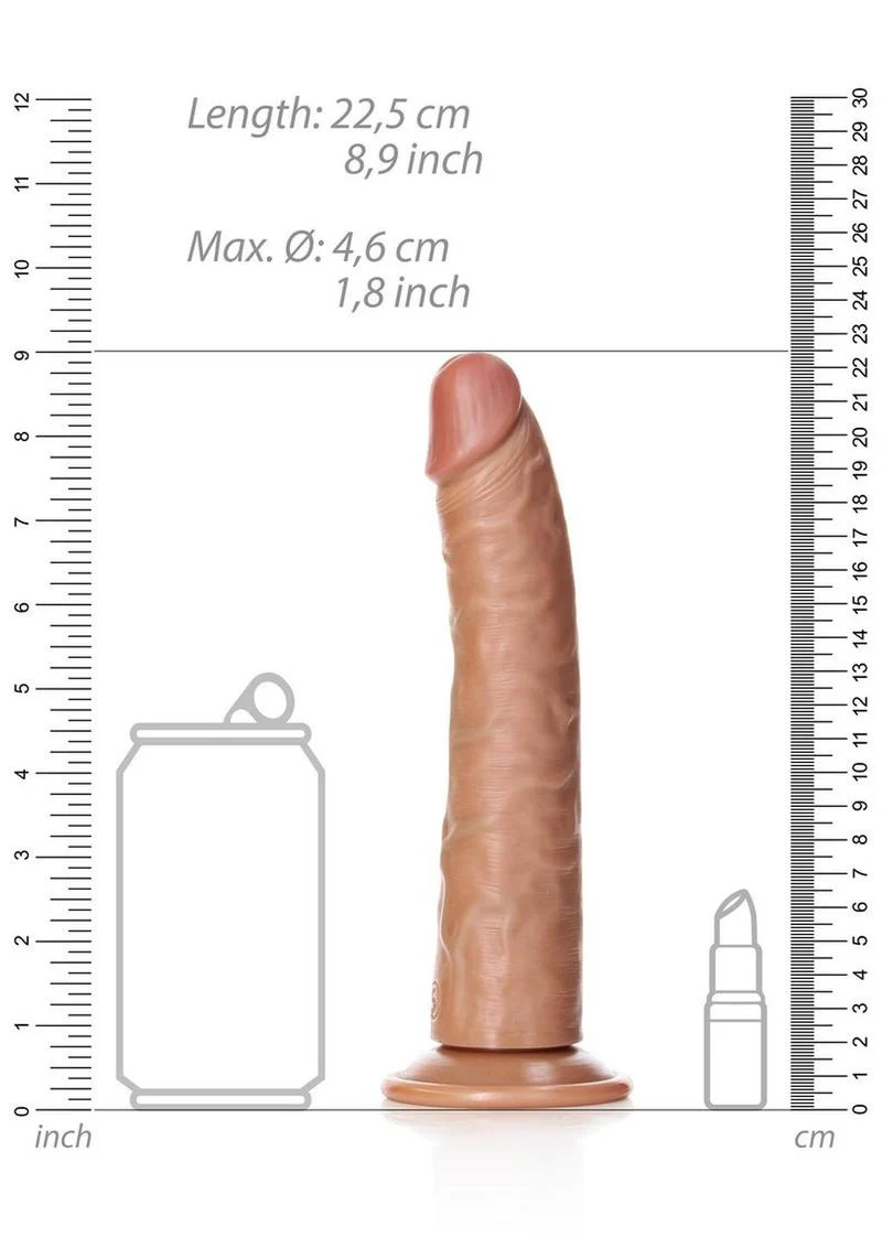 Realrock Slim Realistic Dildo with Suction Cup - Image 21