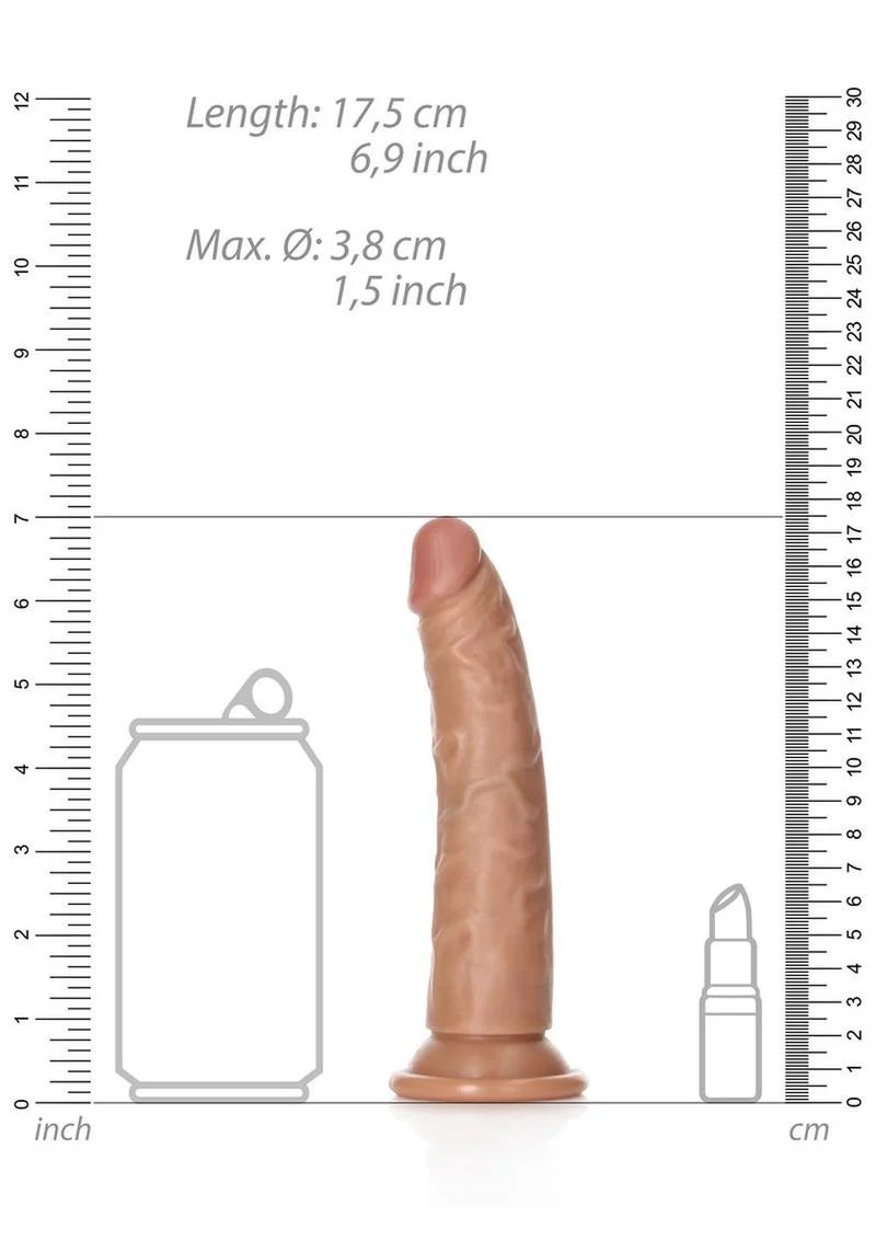 Realrock Slim Realistic Dildo with Suction Cup - Image 9