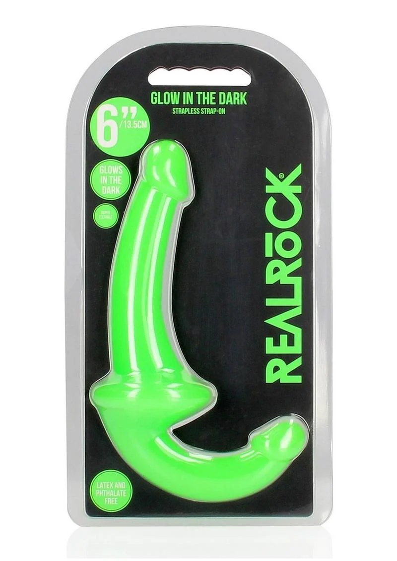 Realrock Strapless Strap-On Glow In The Dark Dildo - Image 4