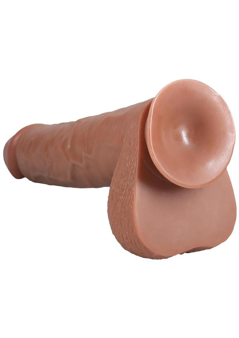 Realrock Ultra Realistic Skin Extra Large Straight Dildo with Balls and Suction Cup - Image 14
