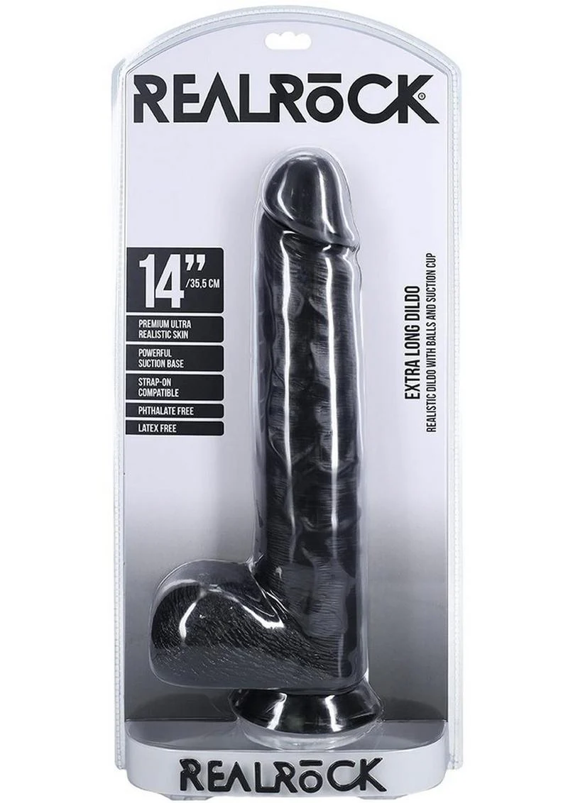 Realrock Ultra Realistic Skin Extra Large Straight Dildo with Balls and Suction Cup - Image 19