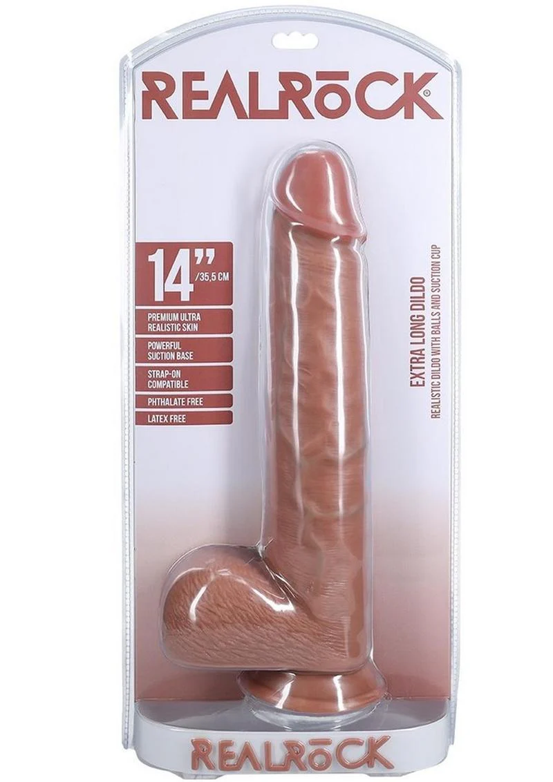 Realrock Ultra Realistic Skin Extra Large Straight Dildo with Balls and Suction Cup - Image 22