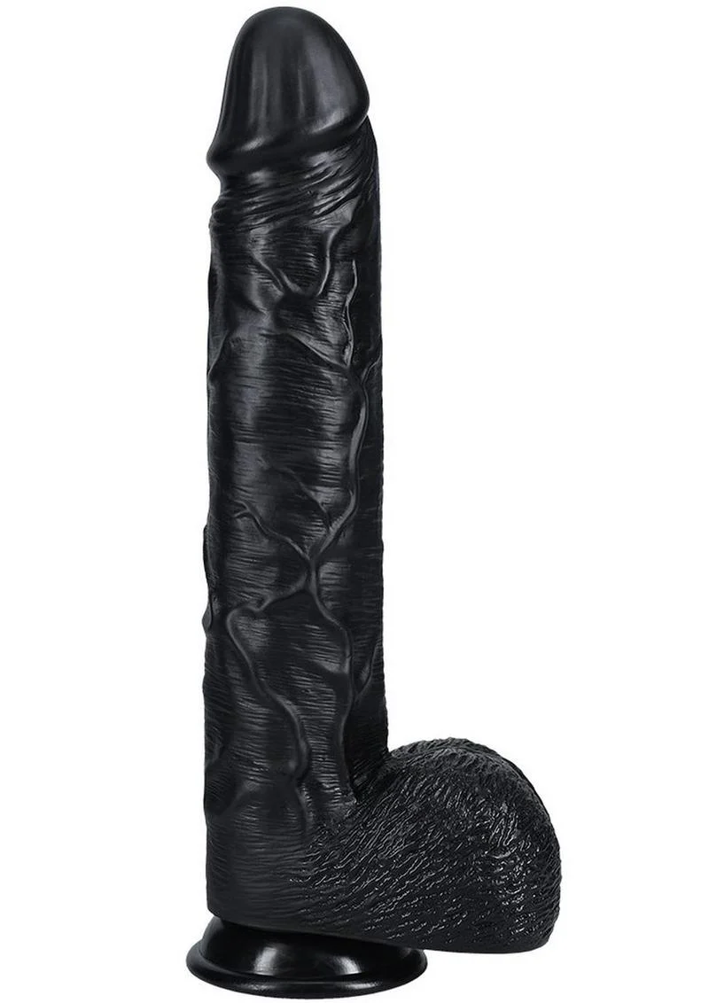 Realrock Ultra Realistic Skin Extra Large Straight Dildo with Balls and Suction Cup - Image 5
