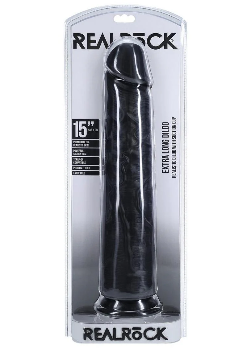 Realrock Ultra Realistic Skin Extra Large Straight Dildo with Suction Cup - Image 10