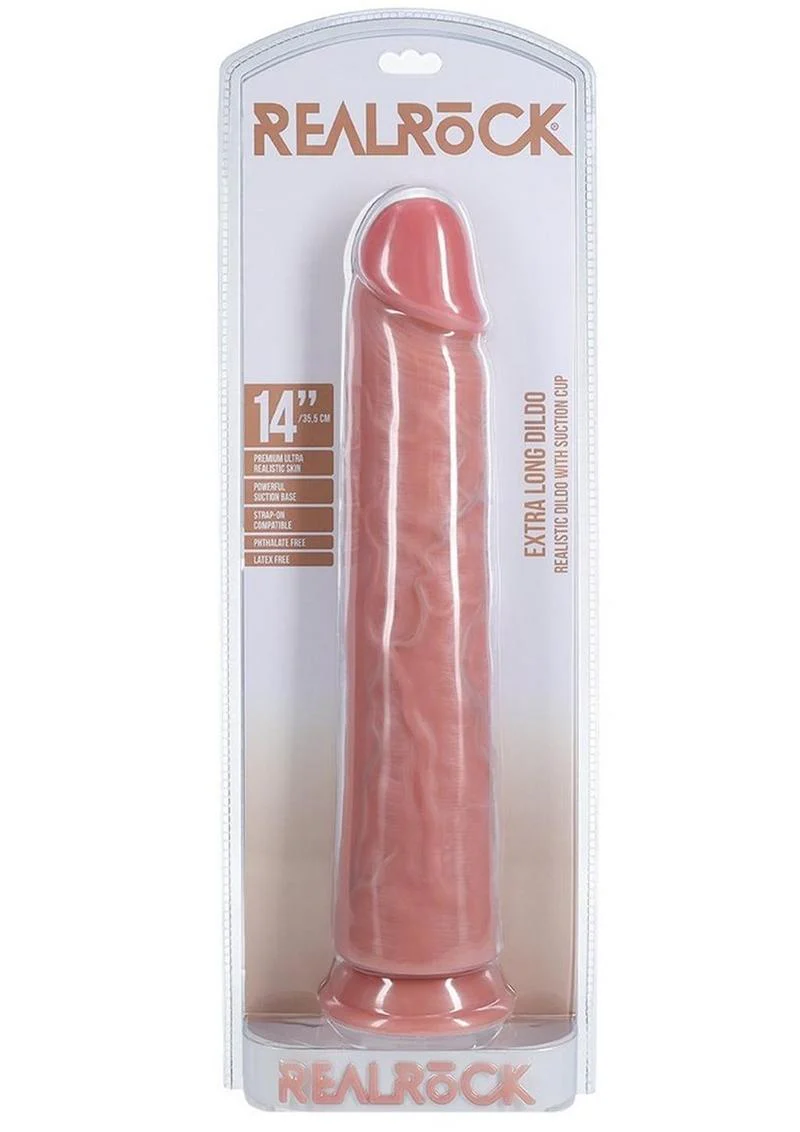Realrock Ultra Realistic Skin Extra Large Straight Dildo with Suction Cup - Image 16