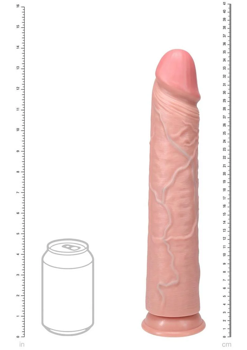 Realrock Ultra Realistic Skin Extra Large Straight Dildo with Suction Cup - Image 18