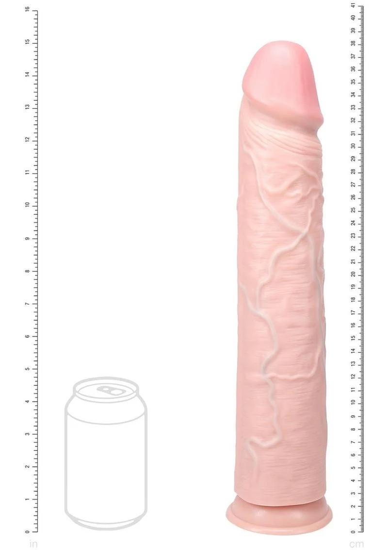 Realrock Ultra Realistic Skin Extra Large Straight Dildo with Suction Cup - Image 9