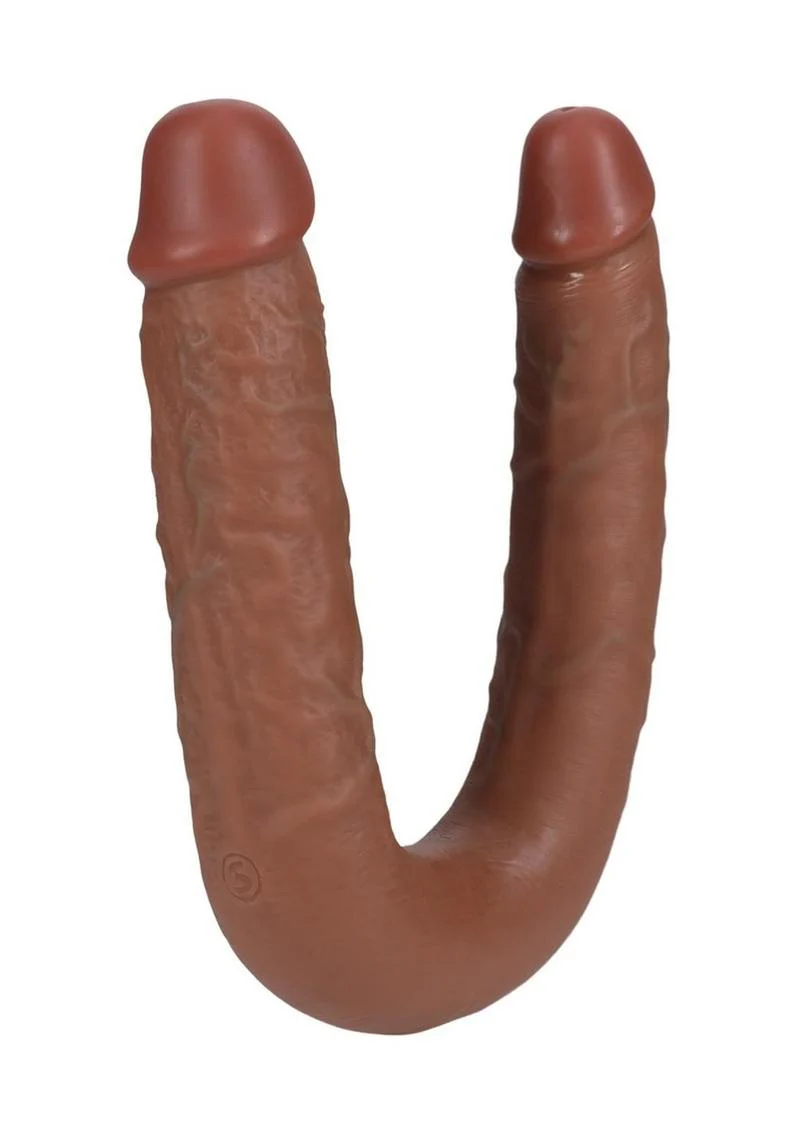 Realrock Ultra Realistic Skin U Shaped Double Dildo - Image 12