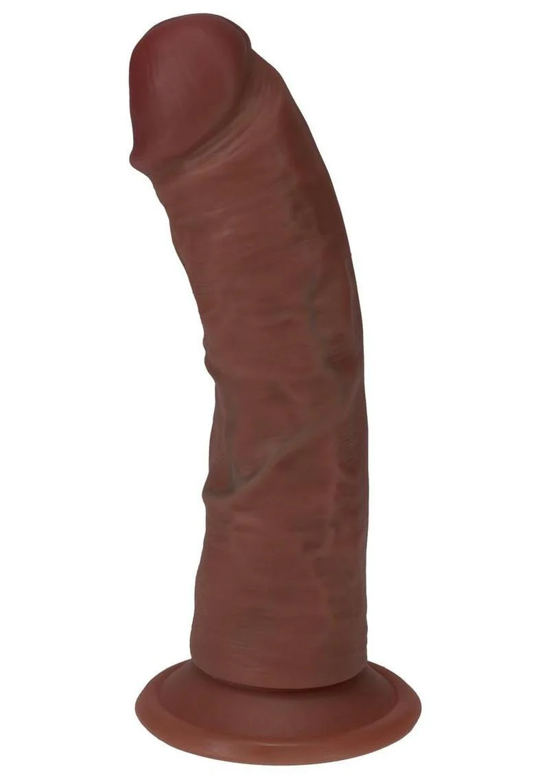 Realrock Ultra Realistic Skin Vibrating Rechargeable Curved Dildo