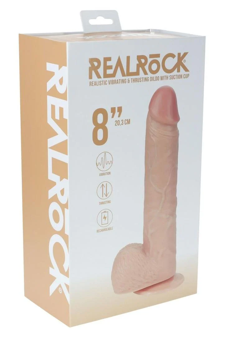 Realrock Vibrating and Thrusting Cock with Balls Regular Straight - Image 3