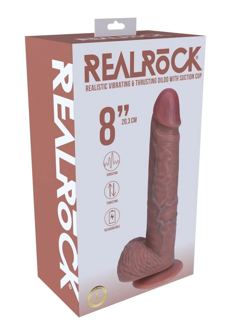 Realrock Vibrating and Thrusting Cock with Balls Regular Straight - Image 6