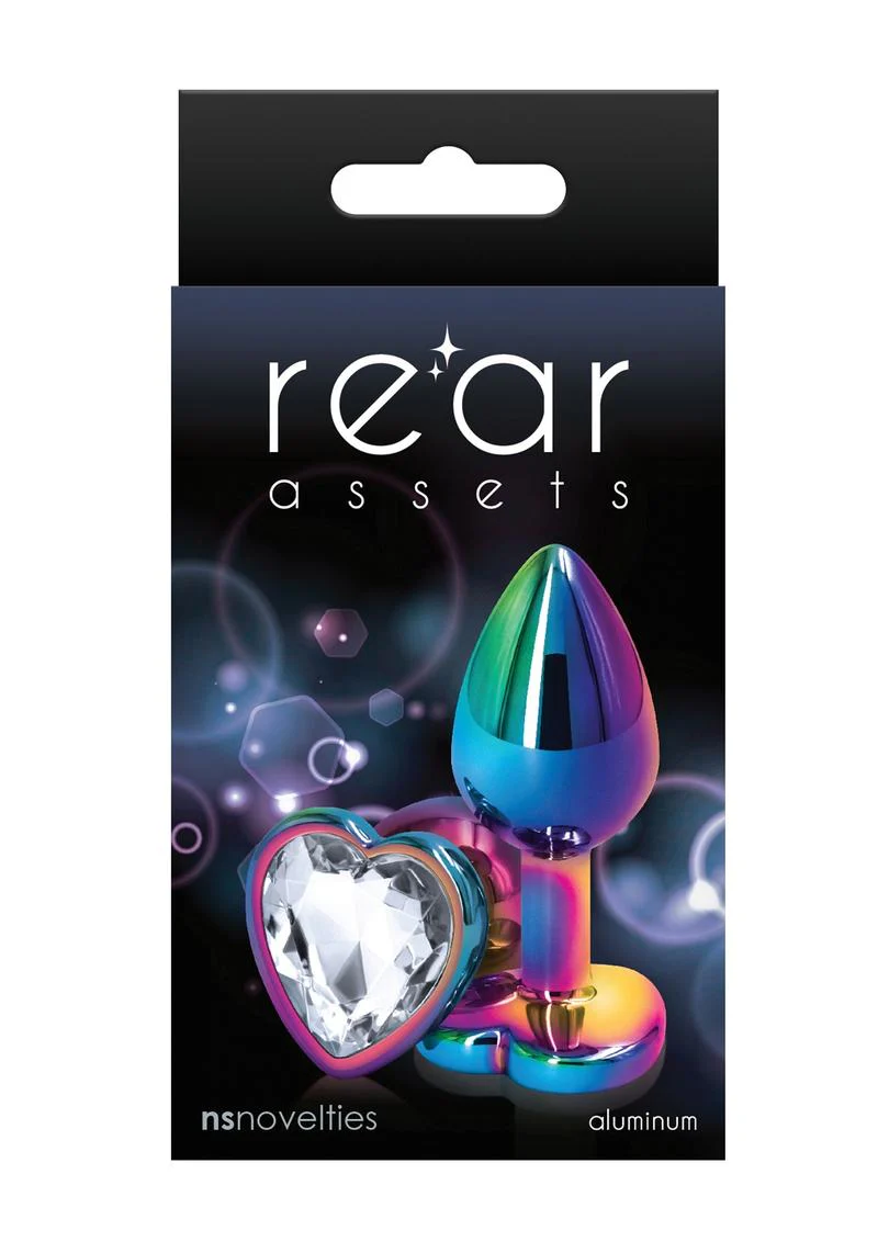Rear Assets Multicolor Heart Anal Plug - Image 10