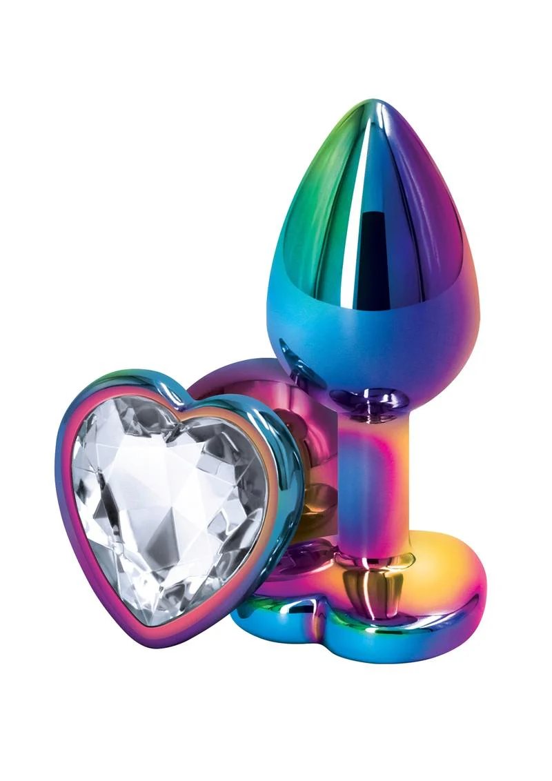 Rear Assets Multicolor Heart Anal Plug - Image 4