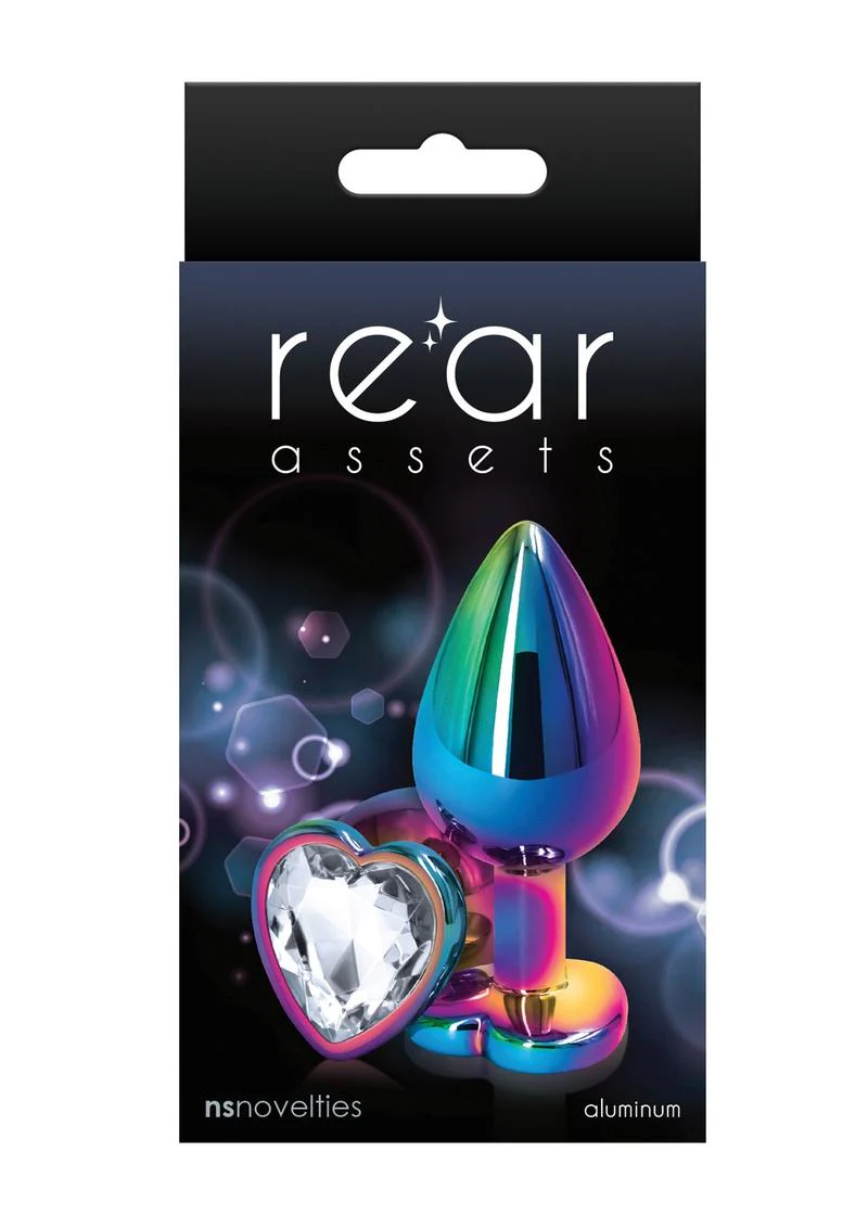Rear Assets Multicolor Heart Anal Plug - Image 7