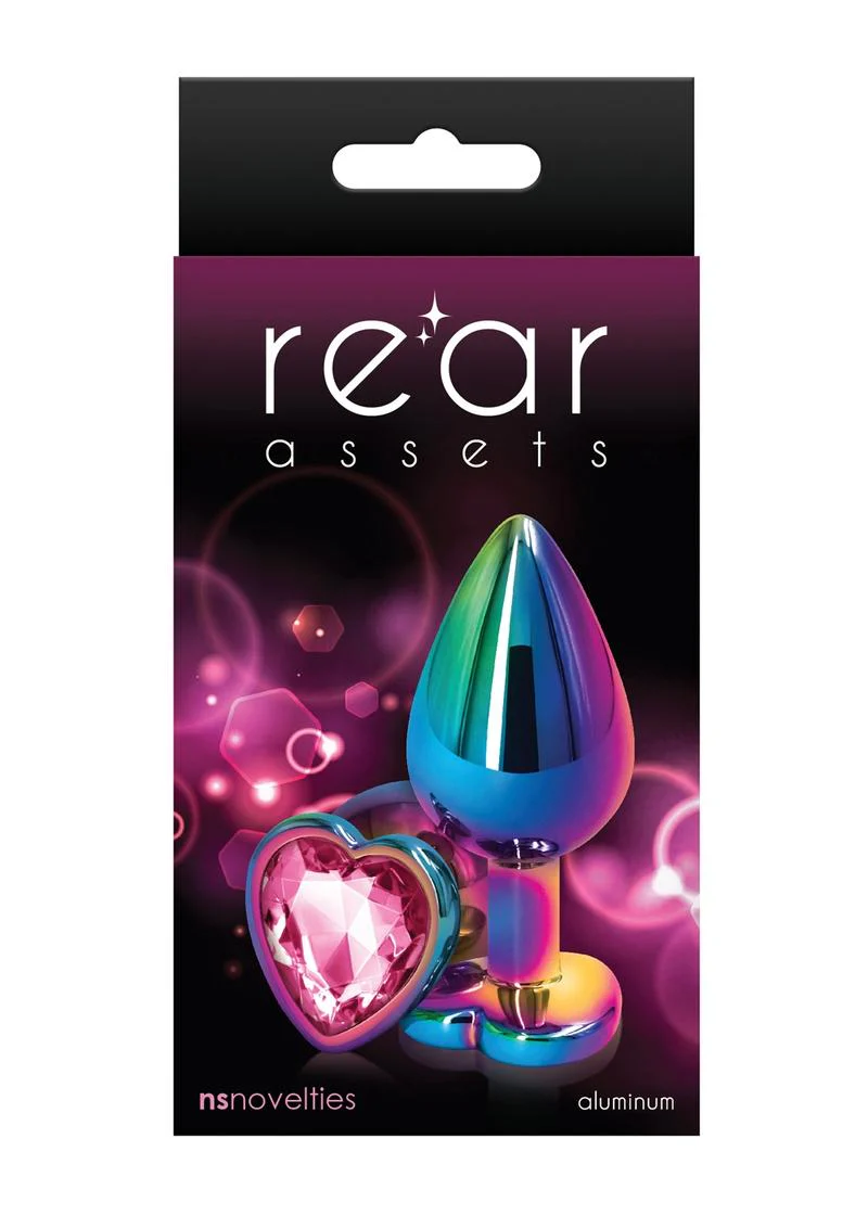 Rear Assets Multicolor Heart Anal Plug - Image 8