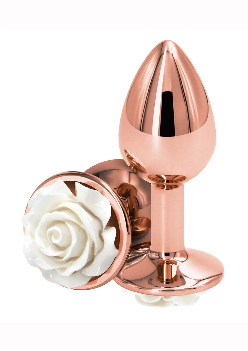 Rear Assets Rose Aluminum Anal Plug - Image 10