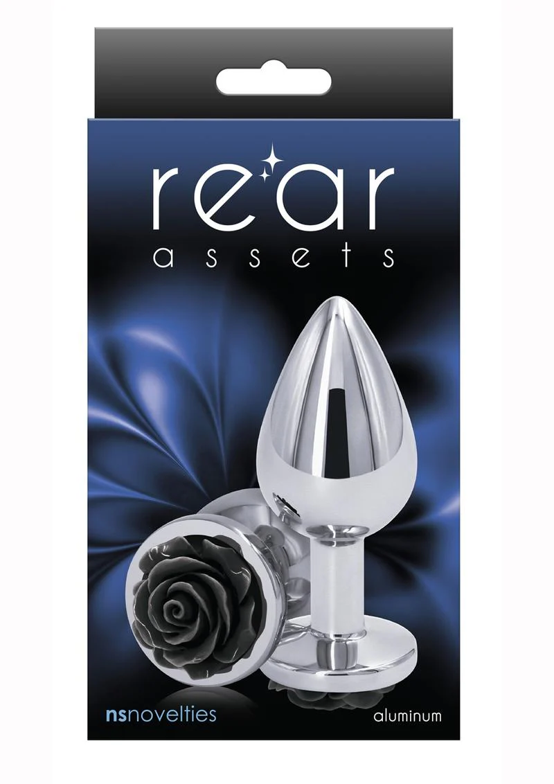 Rear Assets Rose Aluminum Anal Plug - Image 11
