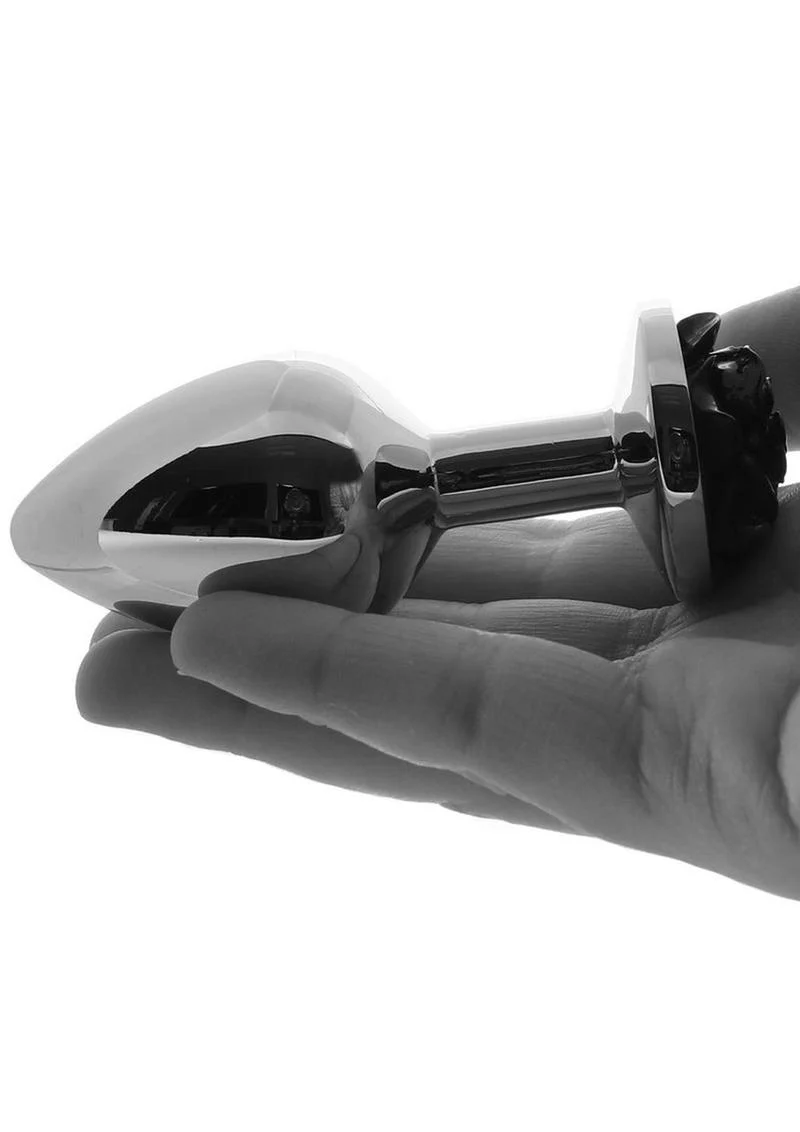 Rear Assets Rose Aluminum Anal Plug - Image 13