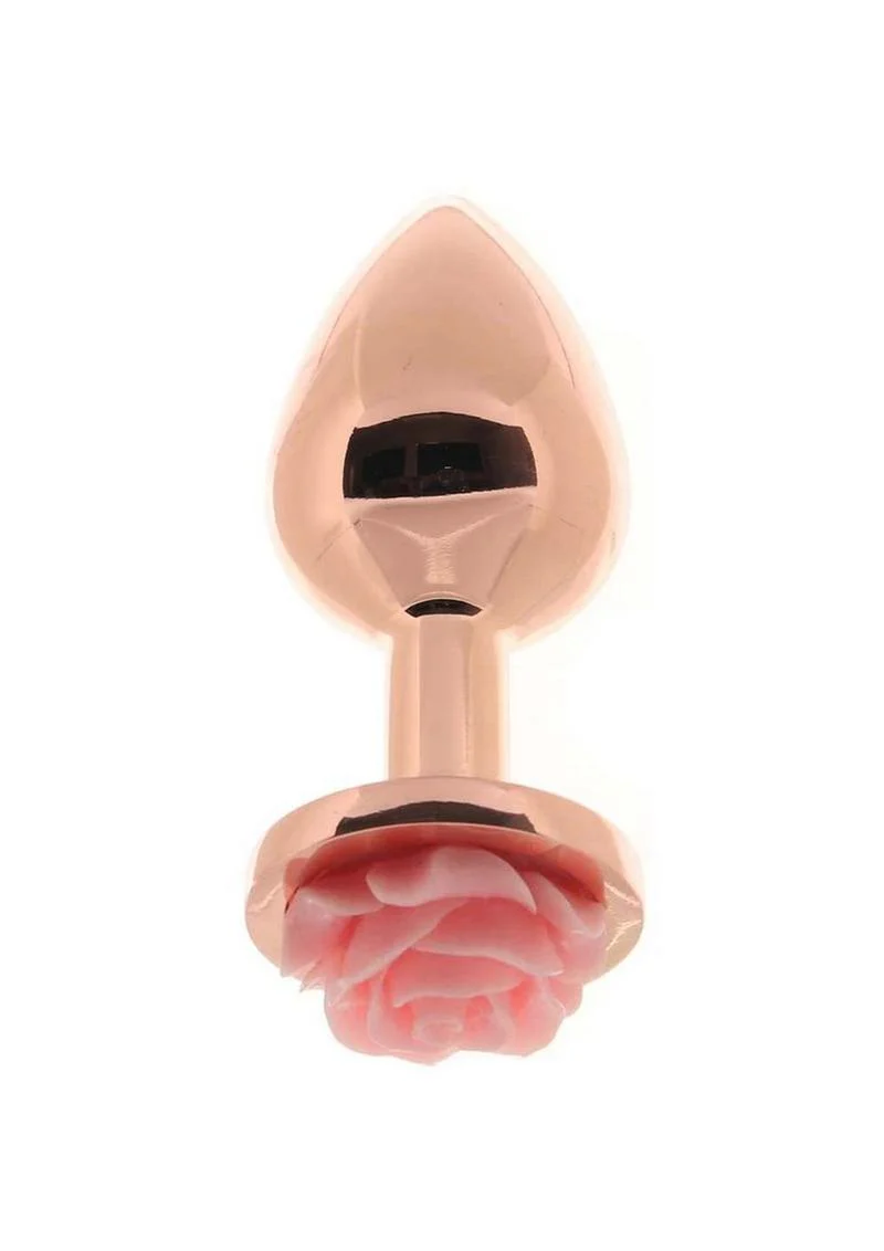 Rear Assets Rose Aluminum Anal Plug - Image 16
