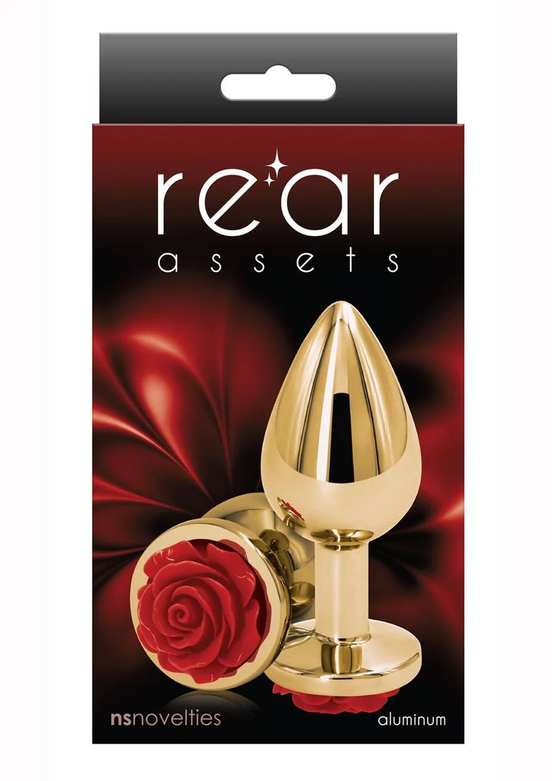 Rear Assets Rose Aluminum Anal Plug - Image 20