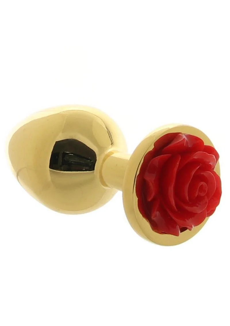 Rear Assets Rose Aluminum Anal Plug - Image 21