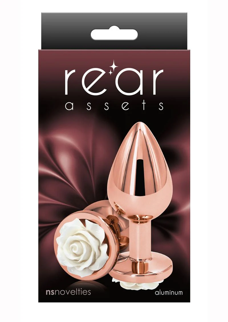 Rear Assets Rose Aluminum Anal Plug - Image 23