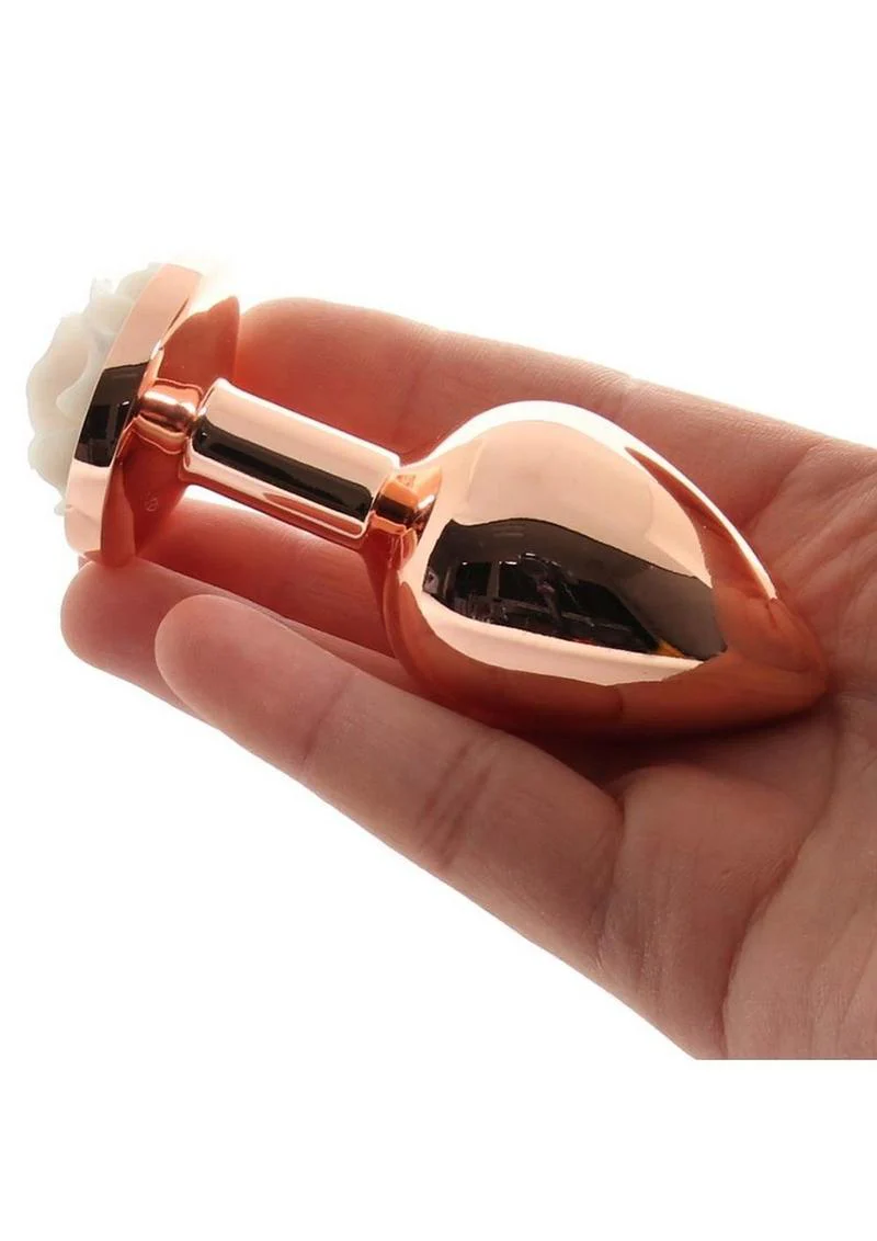 Rear Assets Rose Aluminum Anal Plug - Image 25