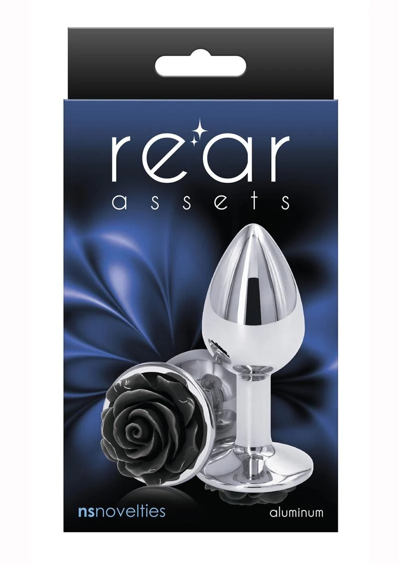 Rear Assets Rose Aluminum Anal Plug - Image 26