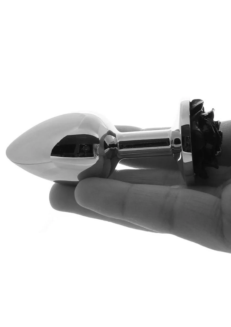 Rear Assets Rose Aluminum Anal Plug - Image 28