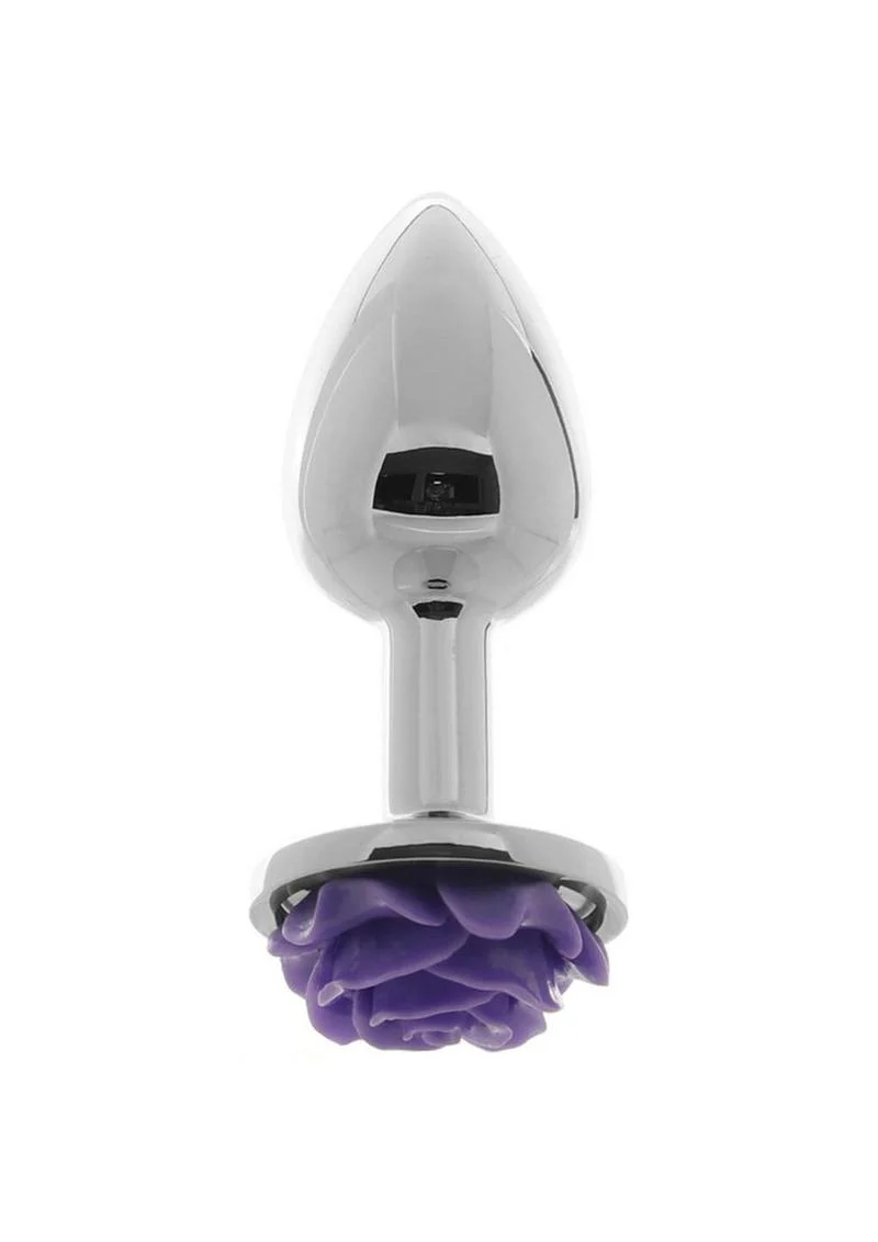 Rear Assets Rose Aluminum Anal Plug - Image 31