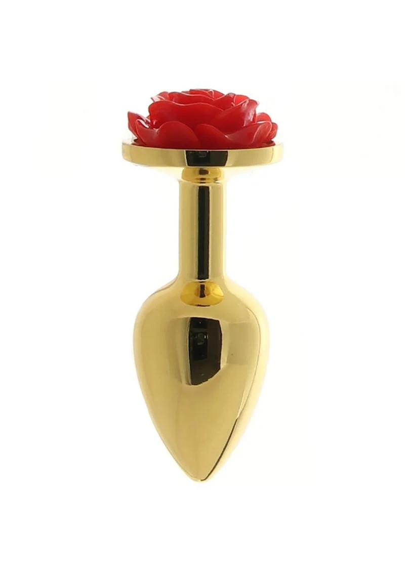Rear Assets Rose Aluminum Anal Plug - Image 34