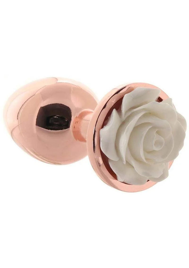 Rear Assets Rose Aluminum Anal Plug - Image 37