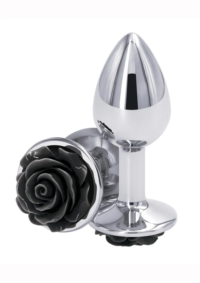 Rear Assets Rose Aluminum Anal Plug - Image 6