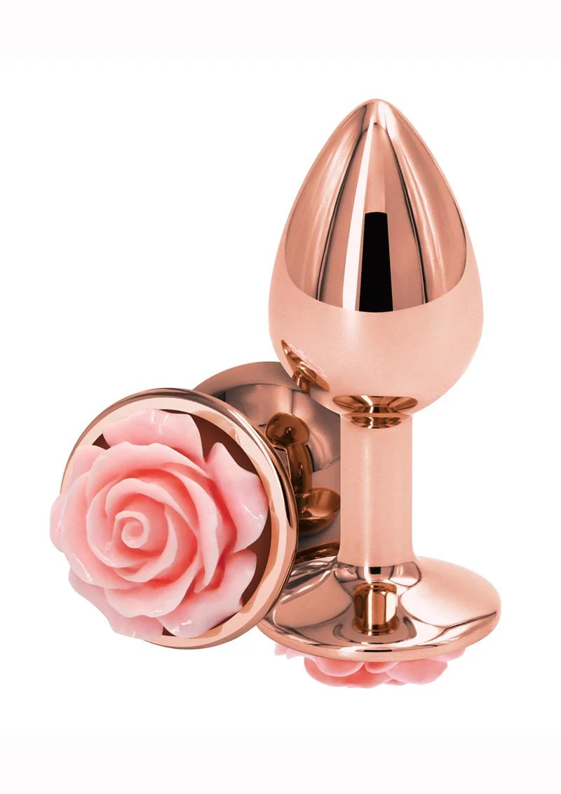 Rear Assets Rose Aluminum Anal Plug - Image 7
