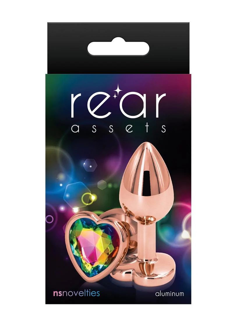 Rear Assets Rose Gold Heart Anal Plug - Image 12