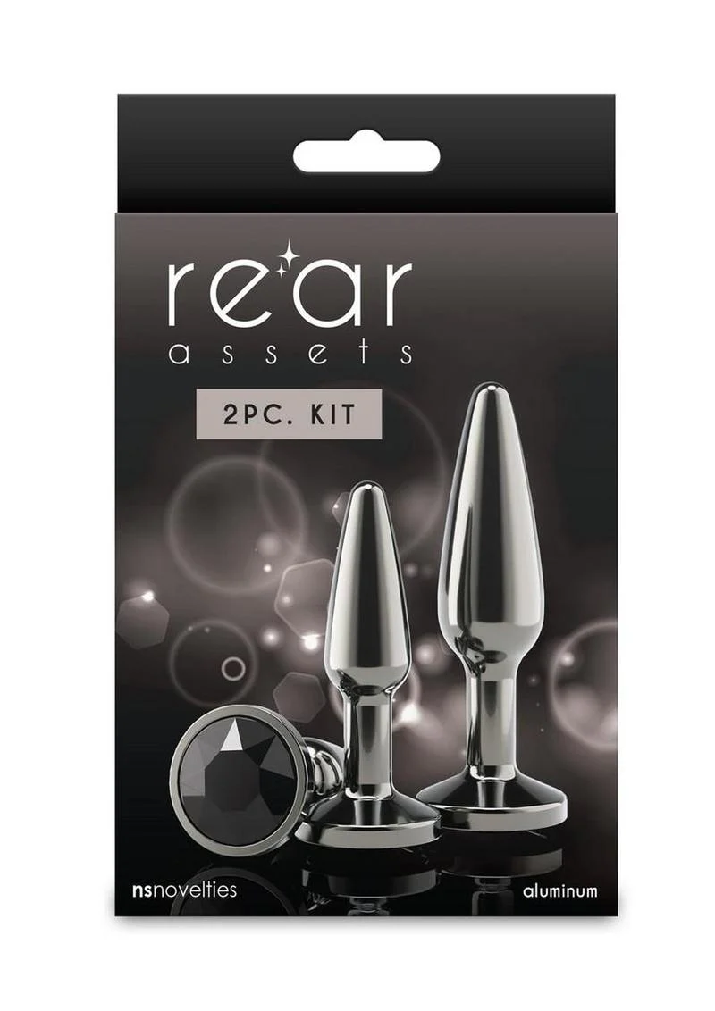 Rear Assets Tapered Trainer Chrome Plated Anal Plugs Kit - Image 6